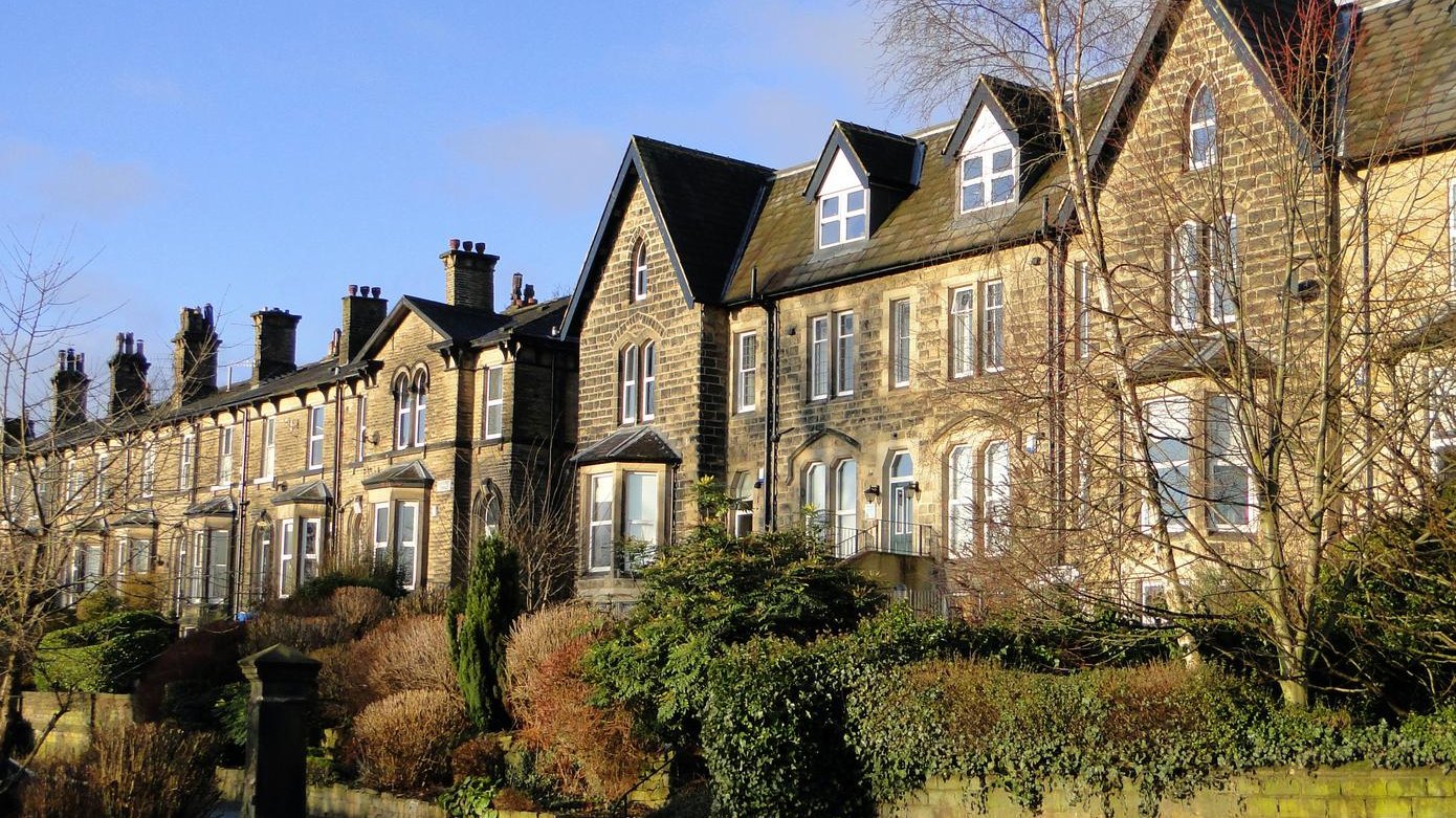 Yorkshire stone terrace houses